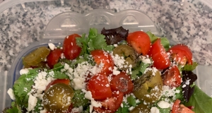 Cilantro, Avocado, Tomato, and Feta Salad