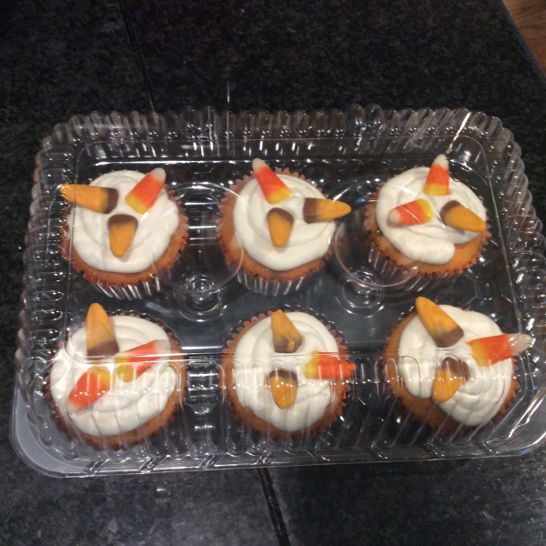 Candy Corn Cupcakes