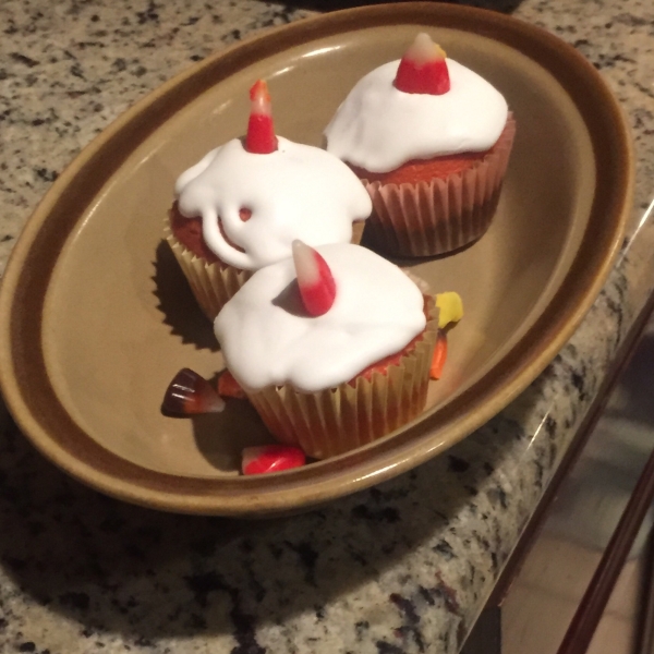 Candy Corn Cupcakes