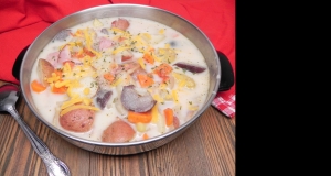 Slow Cooker Ham and Potato Soup