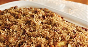Glazed Apples and Sweet Potatoes with Pecan Streusel Topping