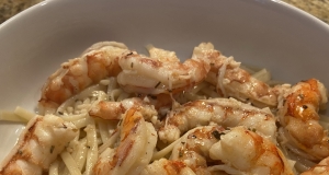 Herbed Shrimp Scampi in a Pouch