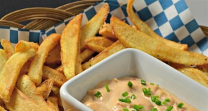 Flemish Frites - Belgian Fries with Andalouse Sauce