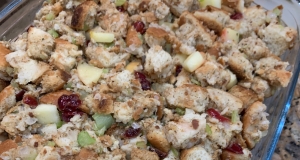 Slow Cooker Cranberry Apple Stuffing