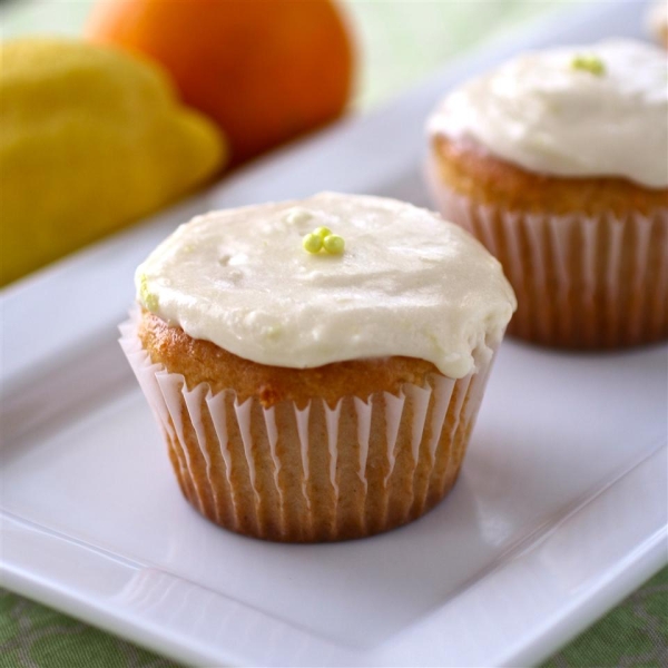 Triple Citrus Cupcakes