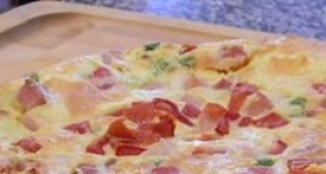 Curried Ham Popover Pie