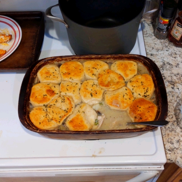 Quick Homestyle Chicken and Biscuits