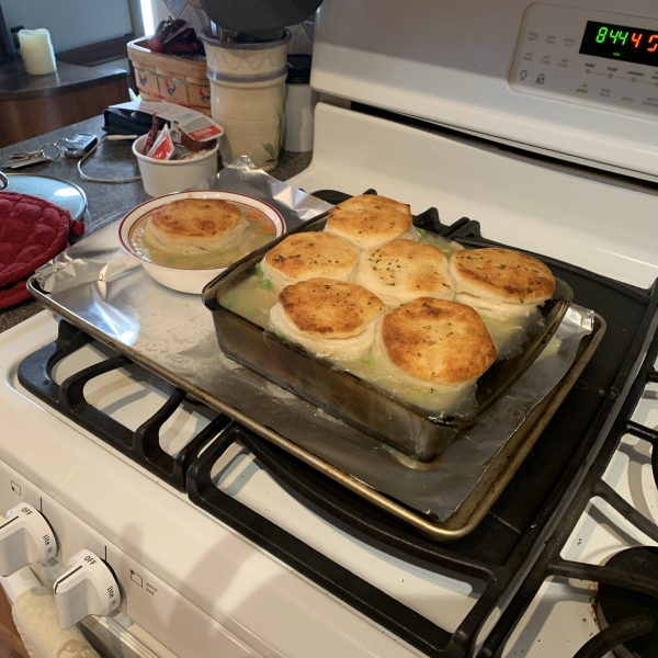 Quick Homestyle Chicken and Biscuits