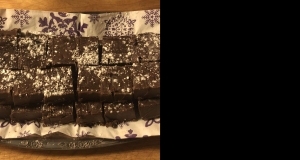 Dark Chocolate Peppermint Fudge