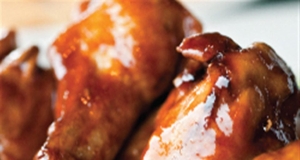 Teriyaki Chicken Wings with Hot Mango Dipping Sauce