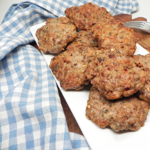 Spicy Homemade Breakfast Sausage in the Air Fryer