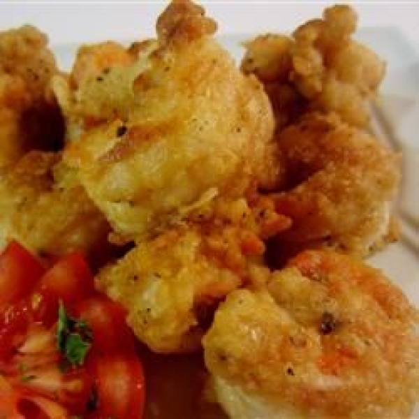 Fluffed Spice Prawns