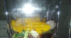 Cabbage, Peach, and Carrot Smoothie