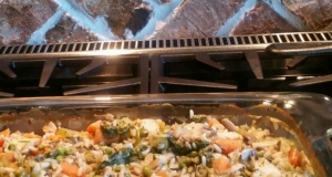 Super Veggie Chicken and Wild Rice Casserole