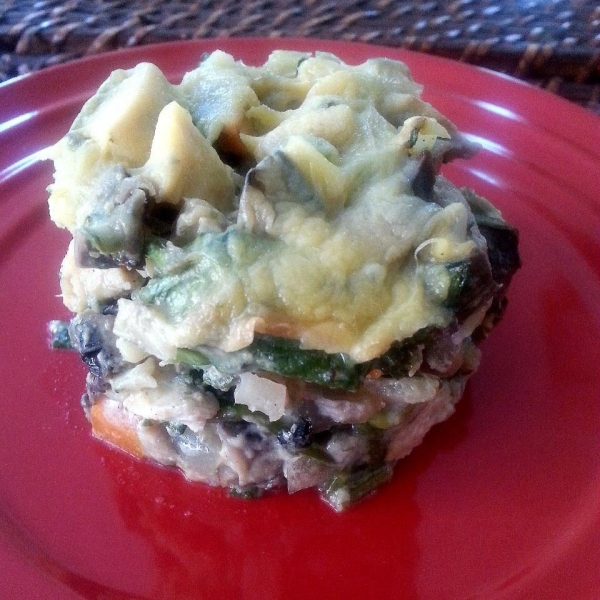 Super Veggie Chicken and Wild Rice Casserole