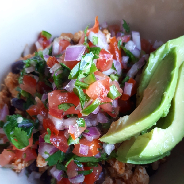 Skillet Chicken and Quinoa with Fresh Salsa