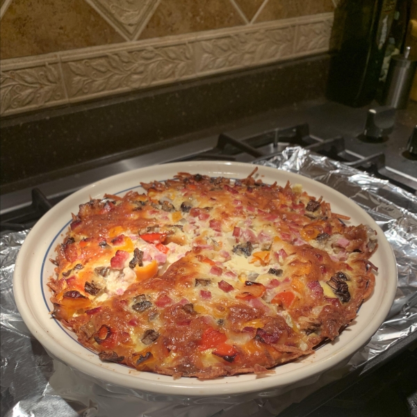 Shredded Potato Quiche