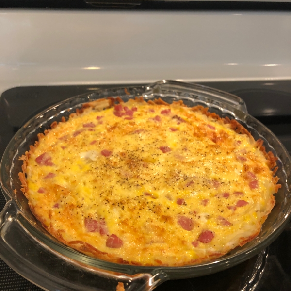 Shredded Potato Quiche