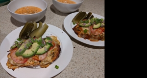 Open-Faced Tuna Melt Sandwich