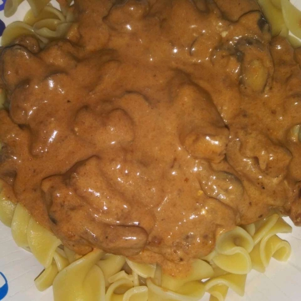 Nana's Beef Stroganoff