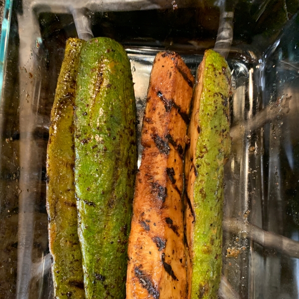 Marinated Grilled Zucchini