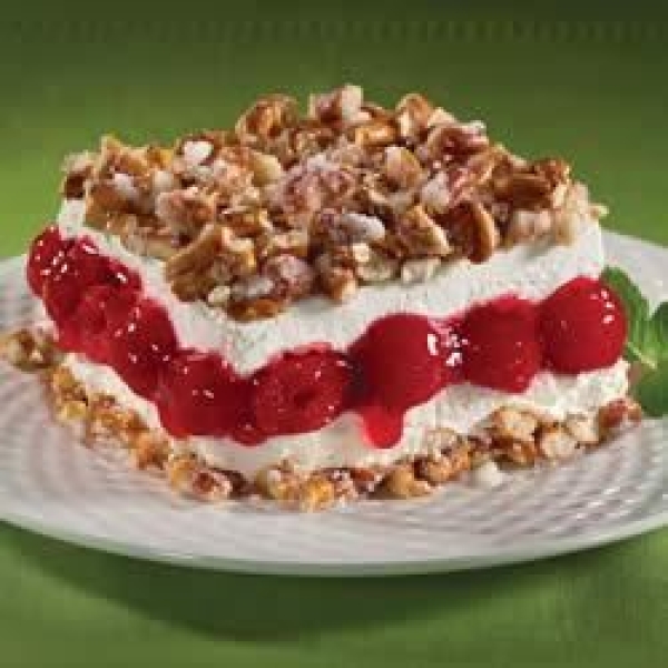 Cherry Pretzel Squares