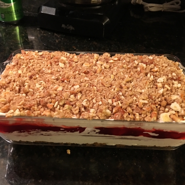 Cherry Pretzel Squares