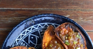 Roasted Sweet Potatoes with Sweet Miso-Scallion Butter