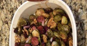 Hillshire Farm Smoked Sausage and Brussels Sprout Salad