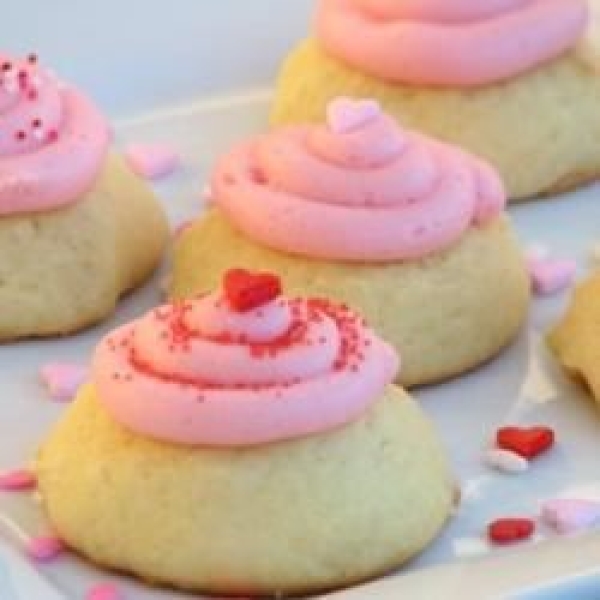 Pink Icing Cookies