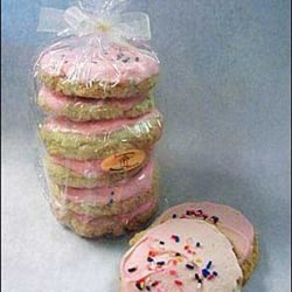 Pink Icing Cookies
