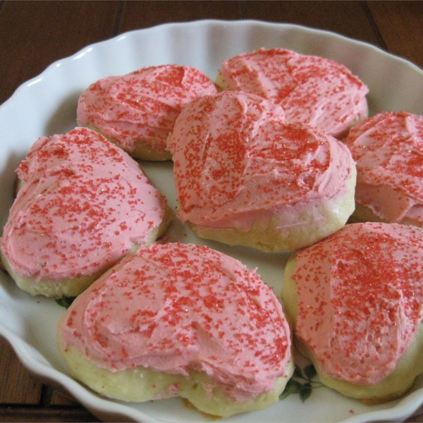 Pink Icing Cookies