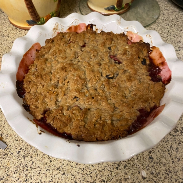 Rhubarb Crumble