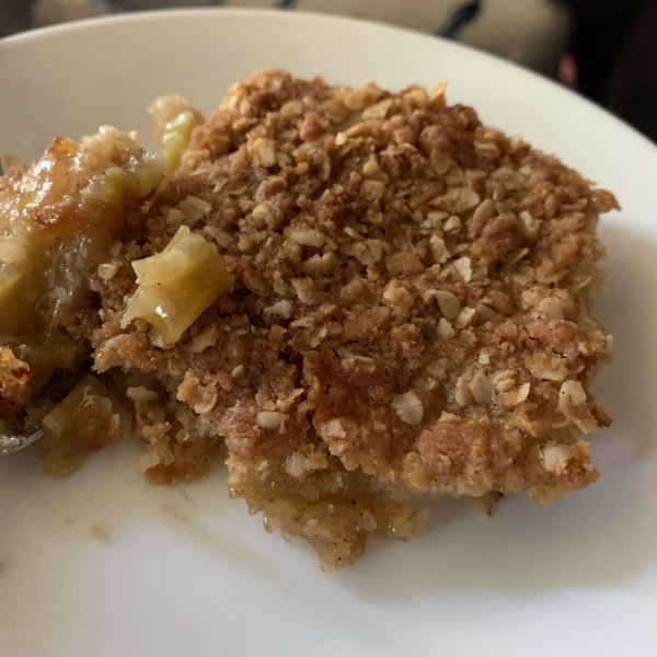 Rhubarb Crumble