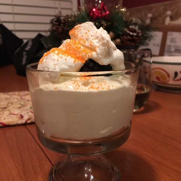 Lemon Mousse with Berries