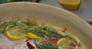 Red Snapper with Fennel and Garlic