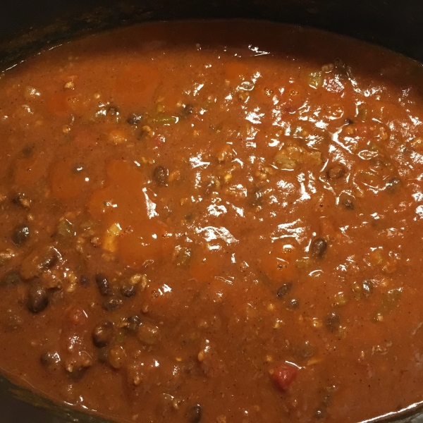 Lamb Black Bean Chili