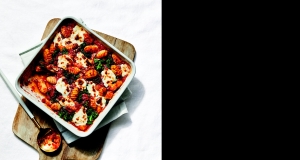 Cheesy Baked Cauliflower Gnocchi