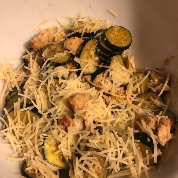 Garlic Chicken and Zucchini
