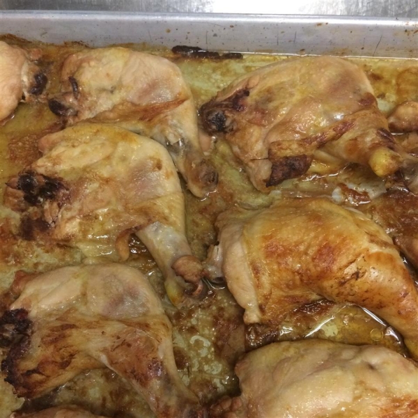 Baked Orange-Glazed Chicken
