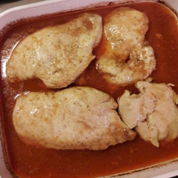 Baked Orange-Glazed Chicken