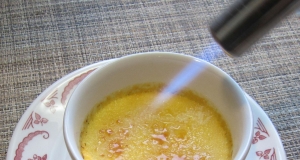 Easy Eggnog Creme Brulee