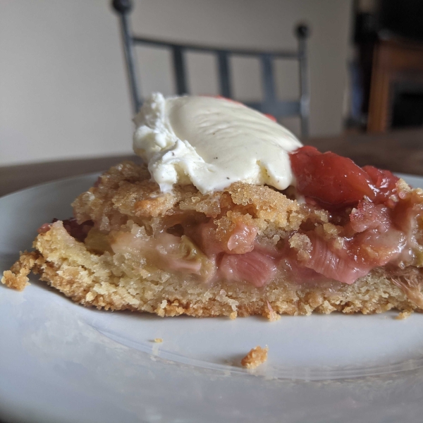 German Rhubarb Streusel Cake