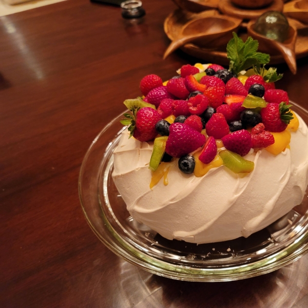 Lemon Blueberry Pavlova