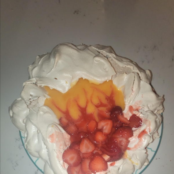 Lemon Blueberry Pavlova