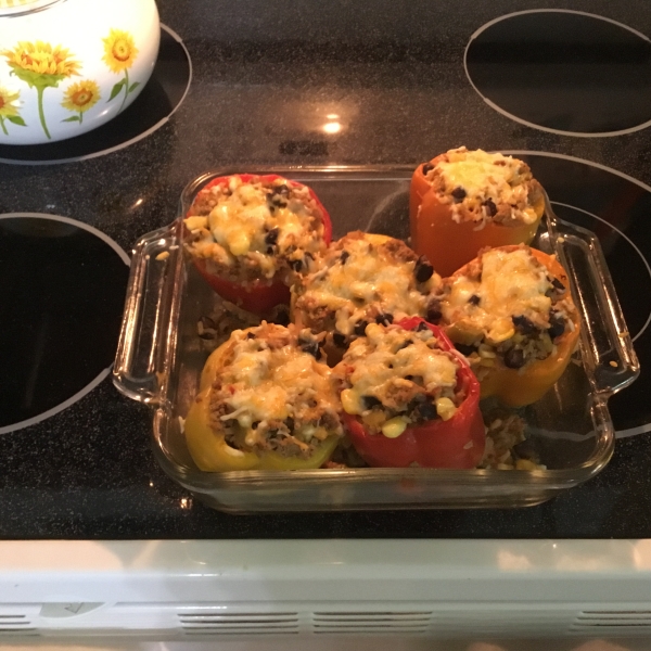 Easy Santa Fe Style Stuffed Peppers