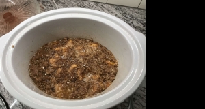Slow Cooker Peach Crisp