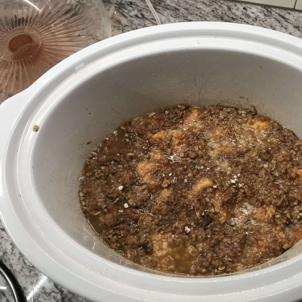 Slow Cooker Peach Crisp