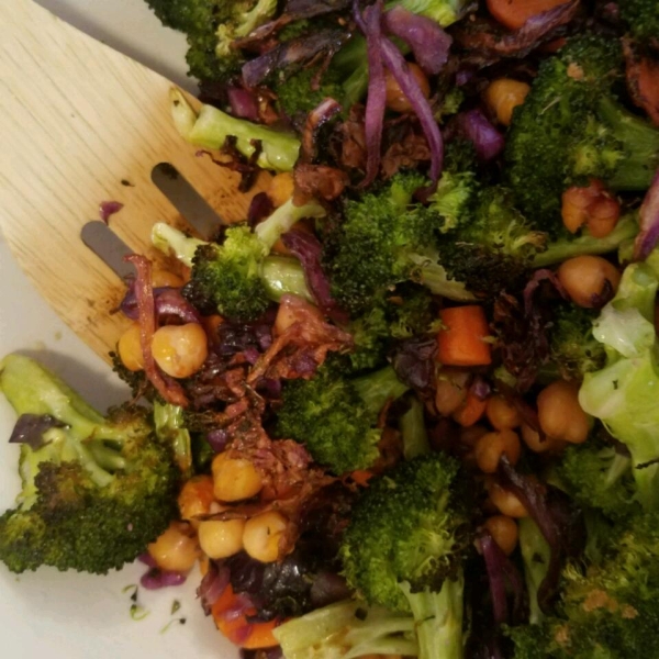 Herb Roasted Vegetables with Garlic Croutons