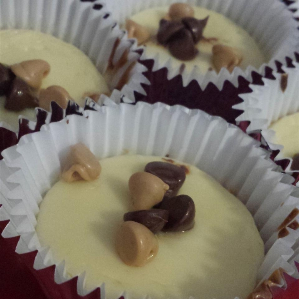 Mini Cheesecakes with Caramel Filled DelightFulls™ & Sea Salt
